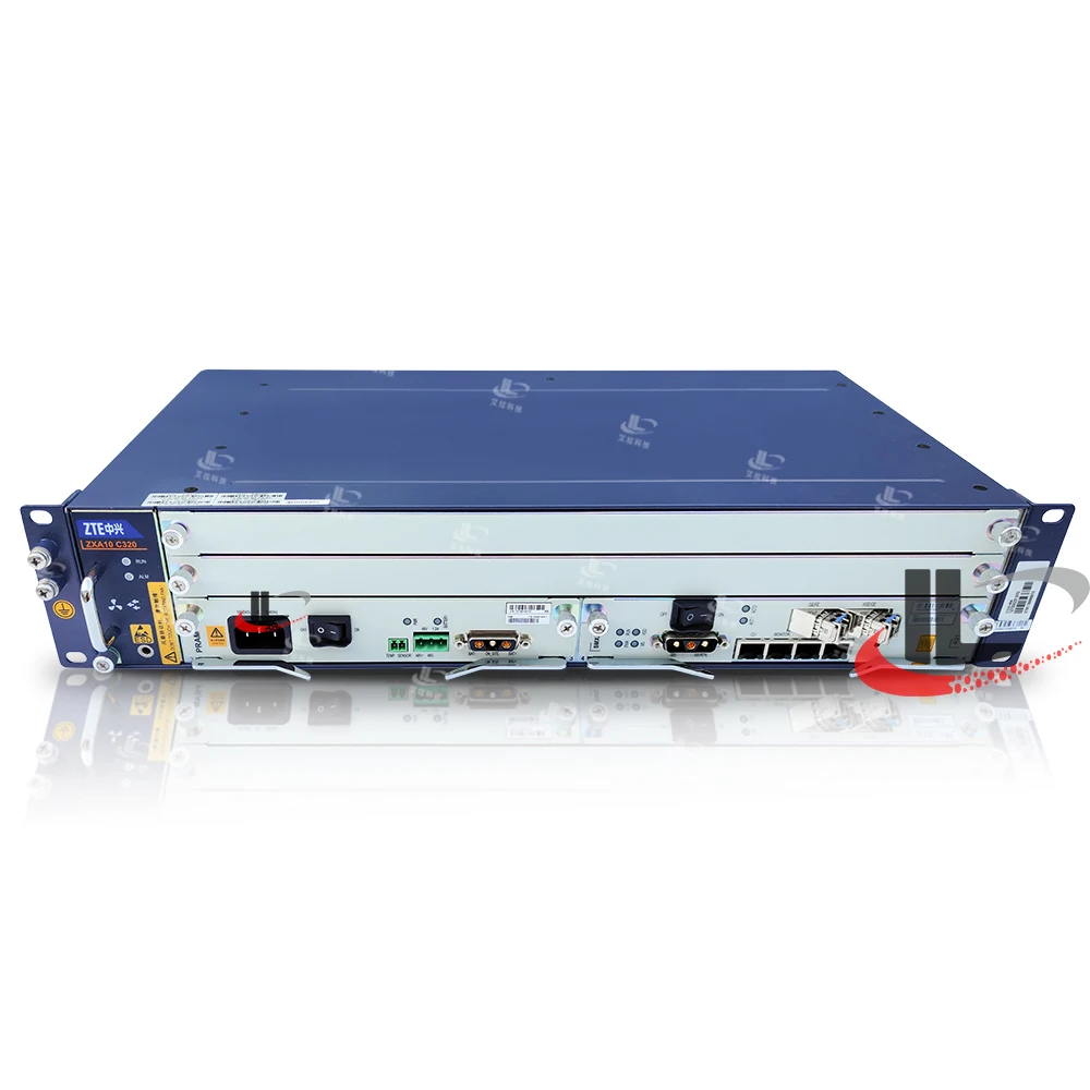 Original Optical Line Terminals 16 ports C320 Mini olt with SMXA/3 10 GE uplink board gtgh c++ card pram ac