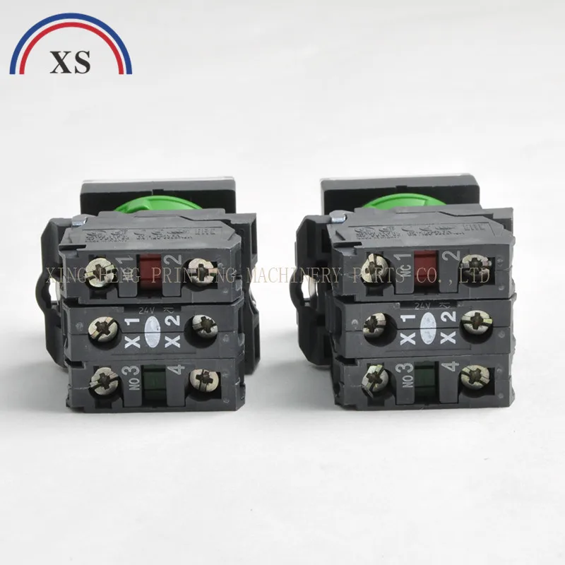 HD IMPORT BUTTON SWITCH WITH SELF-LOCKING QUAD-BUTTON SWITCH HIGH QUALITY PRINTING MACHINE PARTS