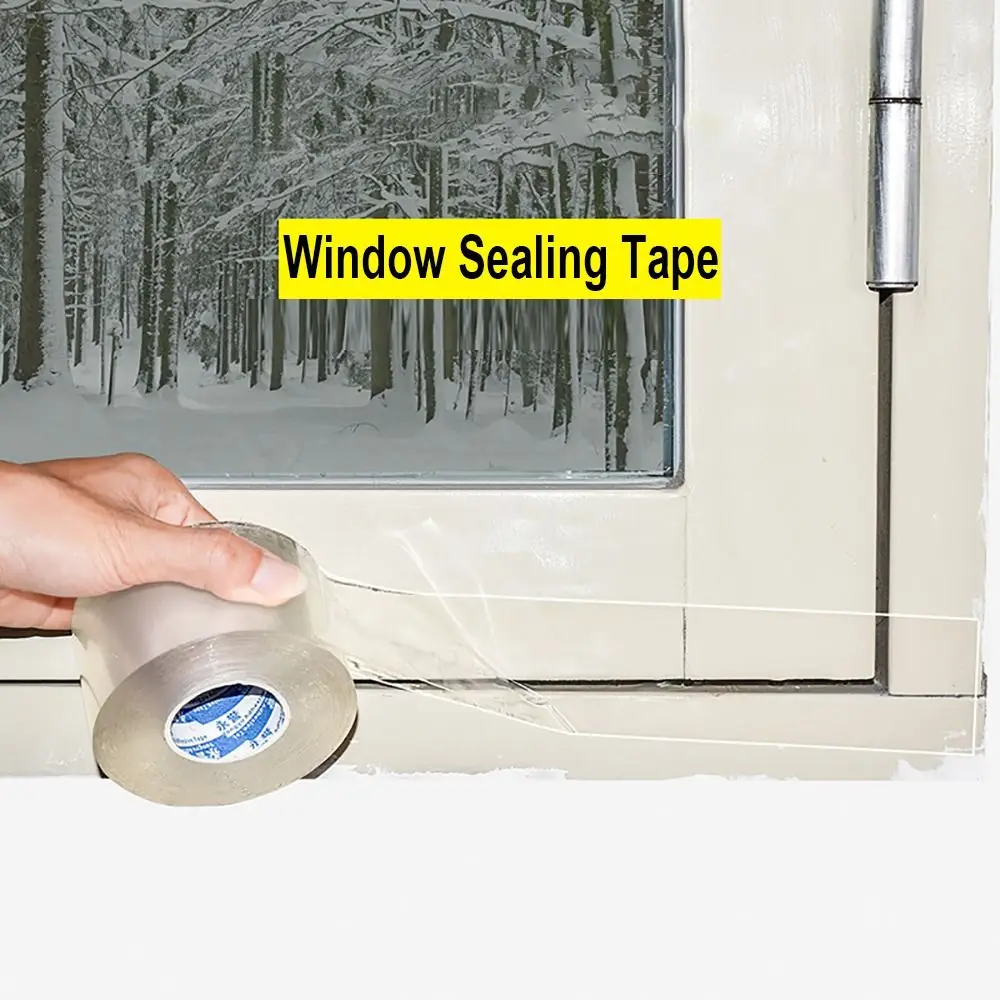 Window Sealing Tape Transparent Door Gap Adhesive Strip Nano Waterproof Windproof Dustproof Draught Excluder Weather Stripping