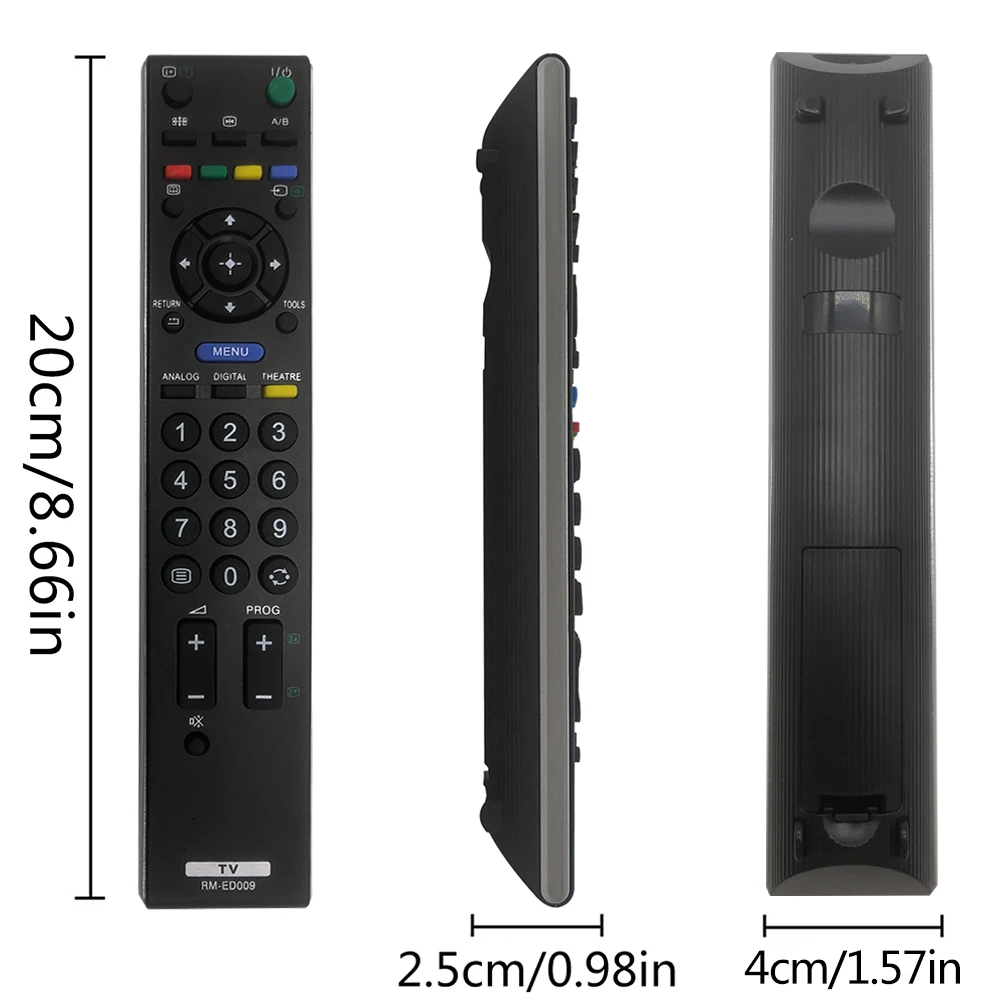 Universal Replacement RM-ED009 with Sony Bravia LCD TV RM-L1275 RM-EA002 RM-881 RM-ED032