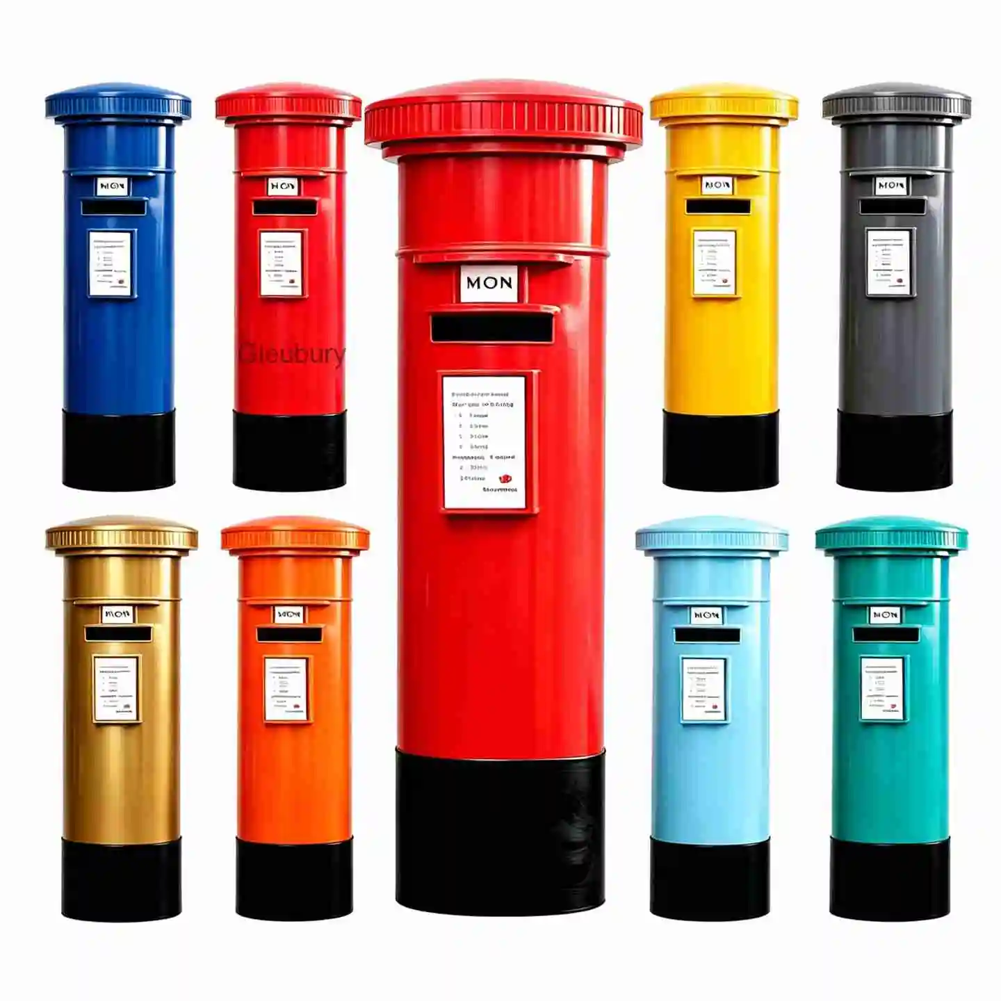 Nostalgic mailbox, post box, money box, photography prop, model, bar, restaurant, soft decoration, window display