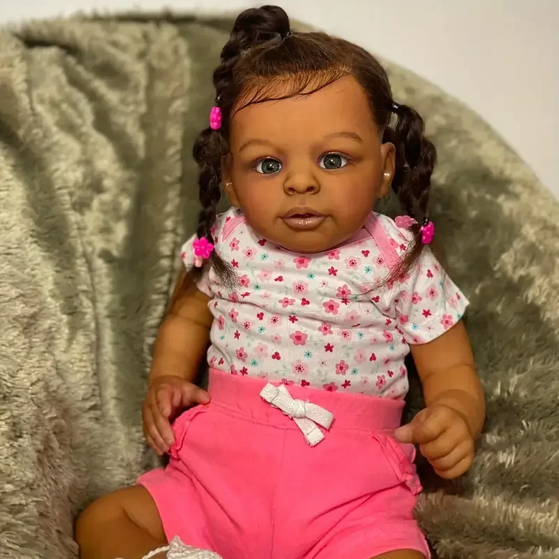 دمى أطفال واقعية سوداء البشرة، - مراجعة Kids Toys New Born وسعره
