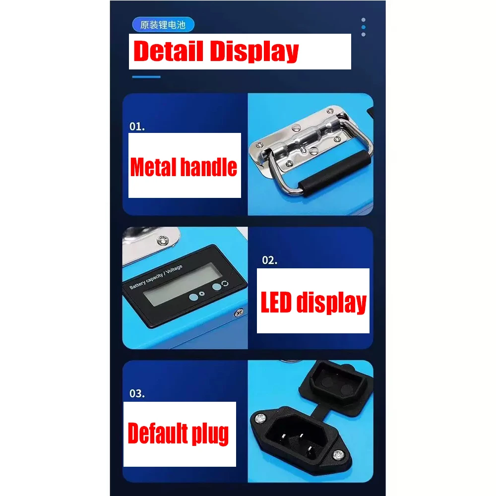 Fast Delivery 48V 18650 Battery Pack - 30A BMS,20-100Ah, Ultra - Long Range for 200 - 2000W Bike & Scooter