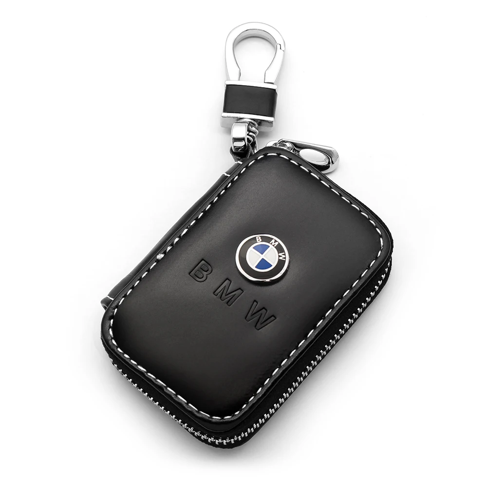 Leather Key Wallet Car Key Bag Multi Function Key Case For BMW E30 E38 E39 E46 E60 E61 E90 X1 X3 X4 X5 X6 E70 E83 X5 F10 F30 F32