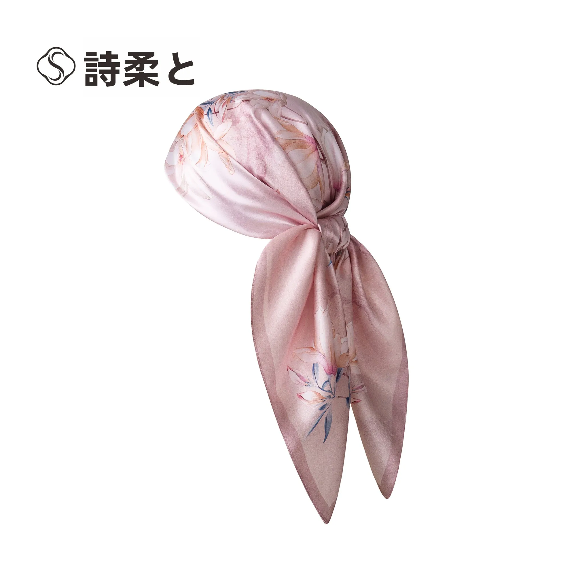 romantic-floral-silk-satin-scarf-gentle-skin-friendly-silk-headscarf-versatile-daily-use-sun-protection-scarf