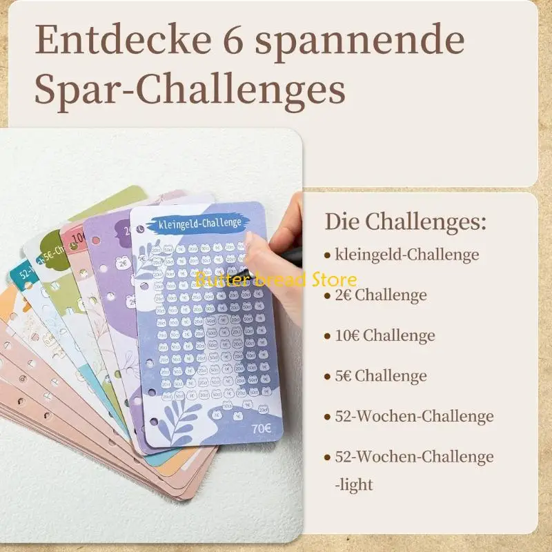 

W89C Немецкий планировщик бюджета Финансовый планировщик для управления вашими деньгами Портативный планировщик счетов