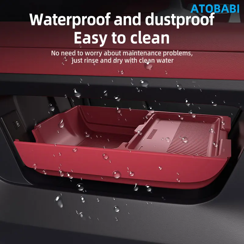Caja de almacenamiento para tanque GWM Great Wall 300 2025, estilo de coche debajo de la capa, Control Central, organizador de reposabrazos, accesorio de almacenamiento de silicona