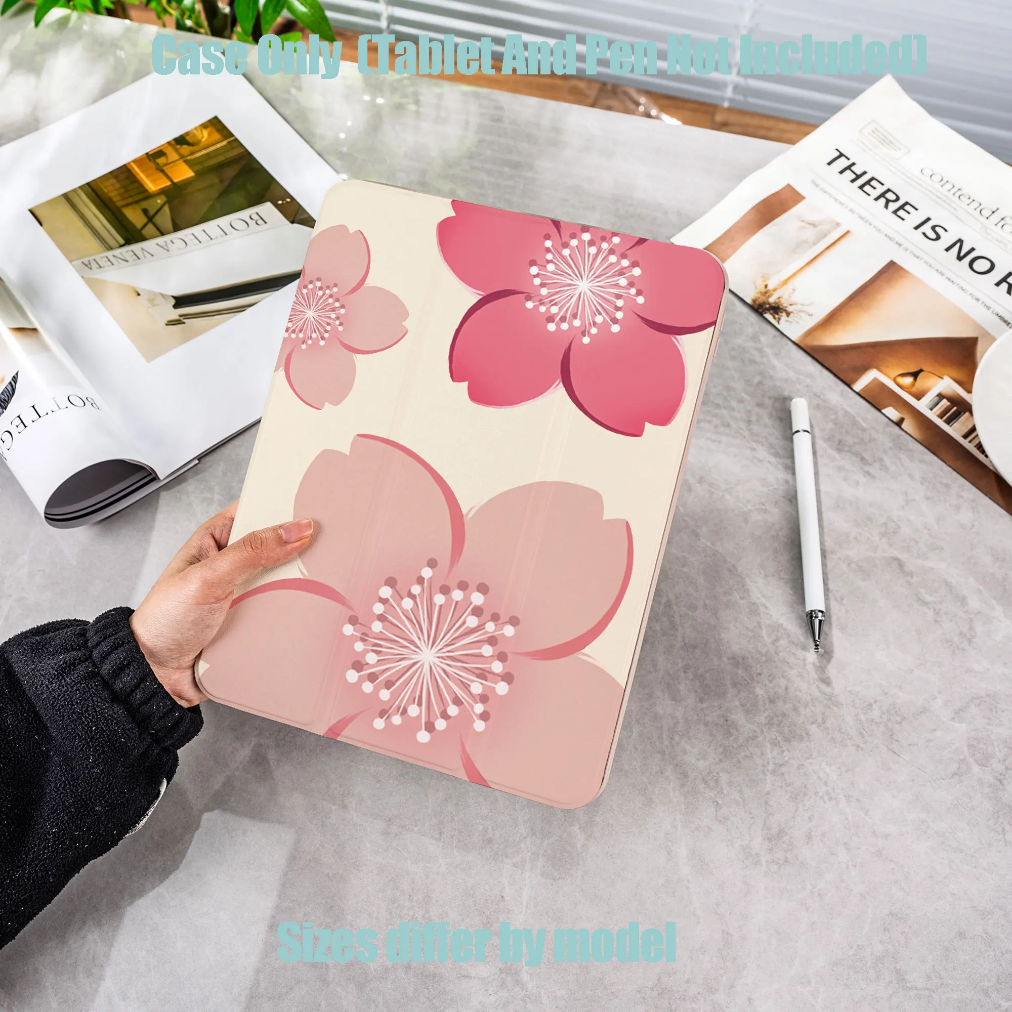 Shockproof TPU Tablet Protective Case with Pencil Holder Auto Sleep Wake for Apple /Samsung/Xiaomi/Redmi/Huawei/Honor