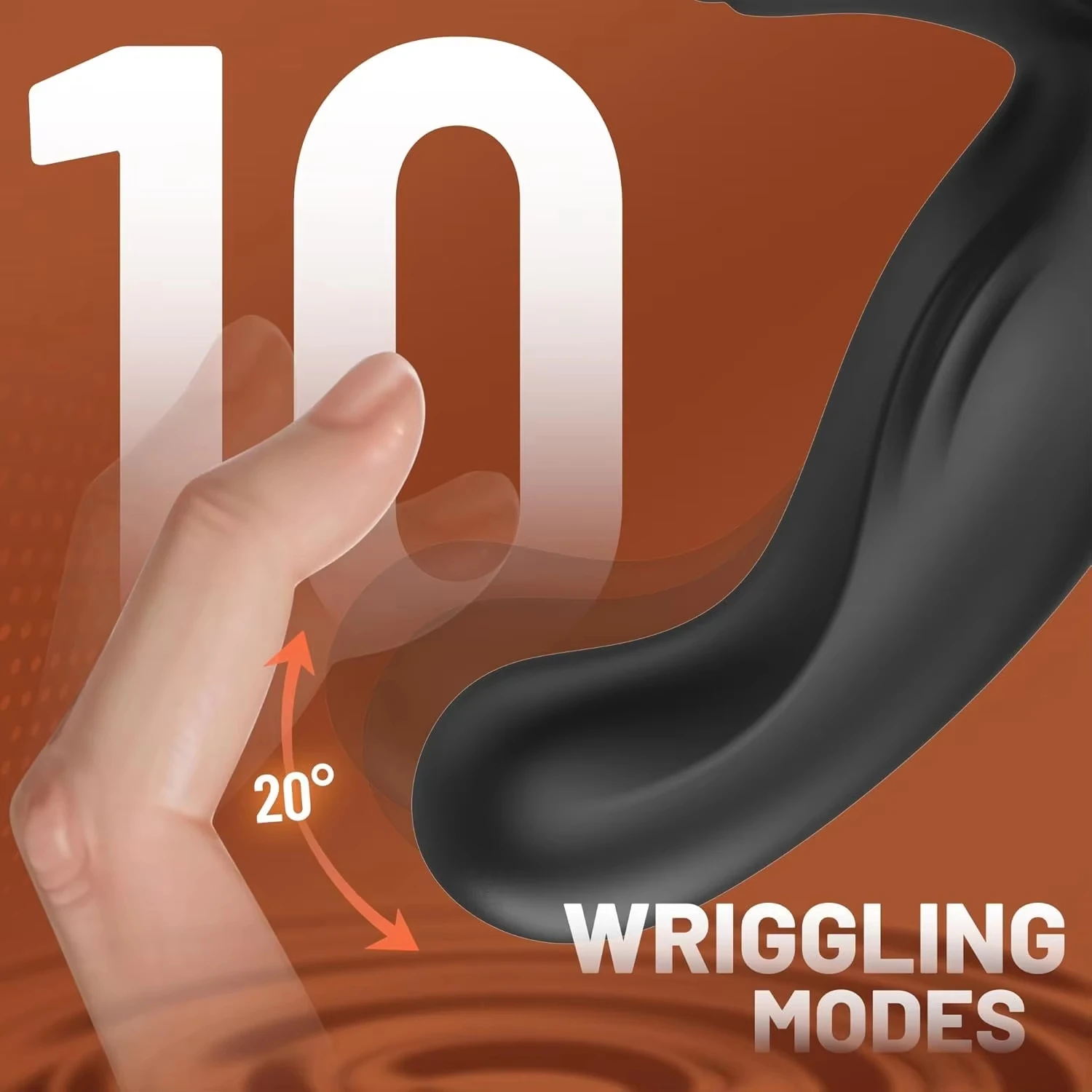2026 Vibrator Anal Plug Male Prostate Massager Wiggling Vibrating Butt Plug with Remote Control Adults Anus Sex Toys For Men Gay - Image 2