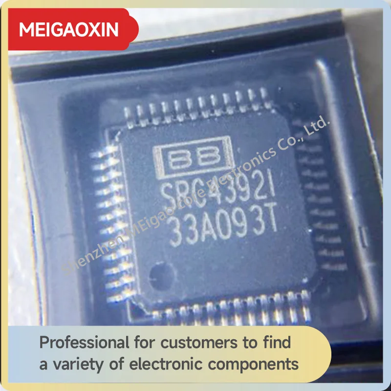 1PCS/LOT SRC4392IPFBR SRC4392 TQFP48 Audio sampling frequency converter chip in stock