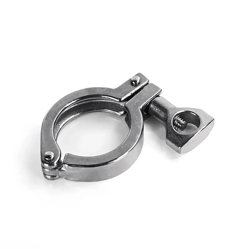SS304 Tri-Clamp Clover Sanitär-Schnellkupplung 1-8 Zoll 25,4-119mm für Heimbrauerei, Destillation, Lebensmittel- und Getränkeleitungen – Detail 3