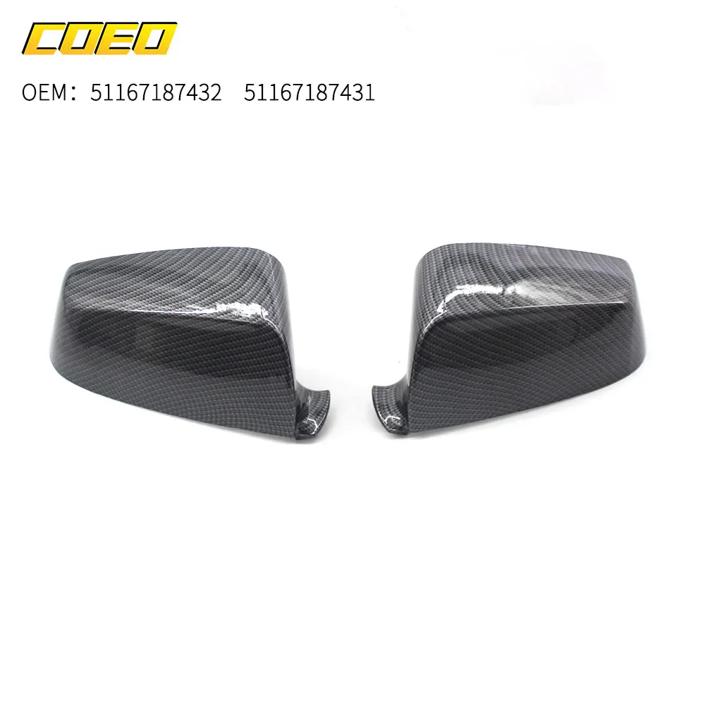 

Rear Mirror Cover Rearview Lens Cap 51167187431 51167187432 For BMW F10 F11 E60 E61 F01 F02 E63 E64 F12 F13 2008-2013