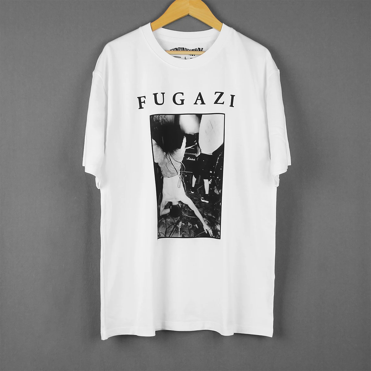 Fugazi T-Shirt Alternative Rock Hardcore Punk Minor Threat Minutemen Men Cool Summer White Cotton Tee Shirt