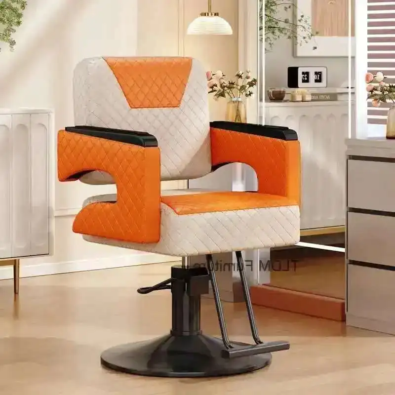 

Модное современное парикмахерское кресло, роскошное профессиональное удобное простое парикмахерское кресло, гламурный дизайн, коммерческая мебель Silla Barbero