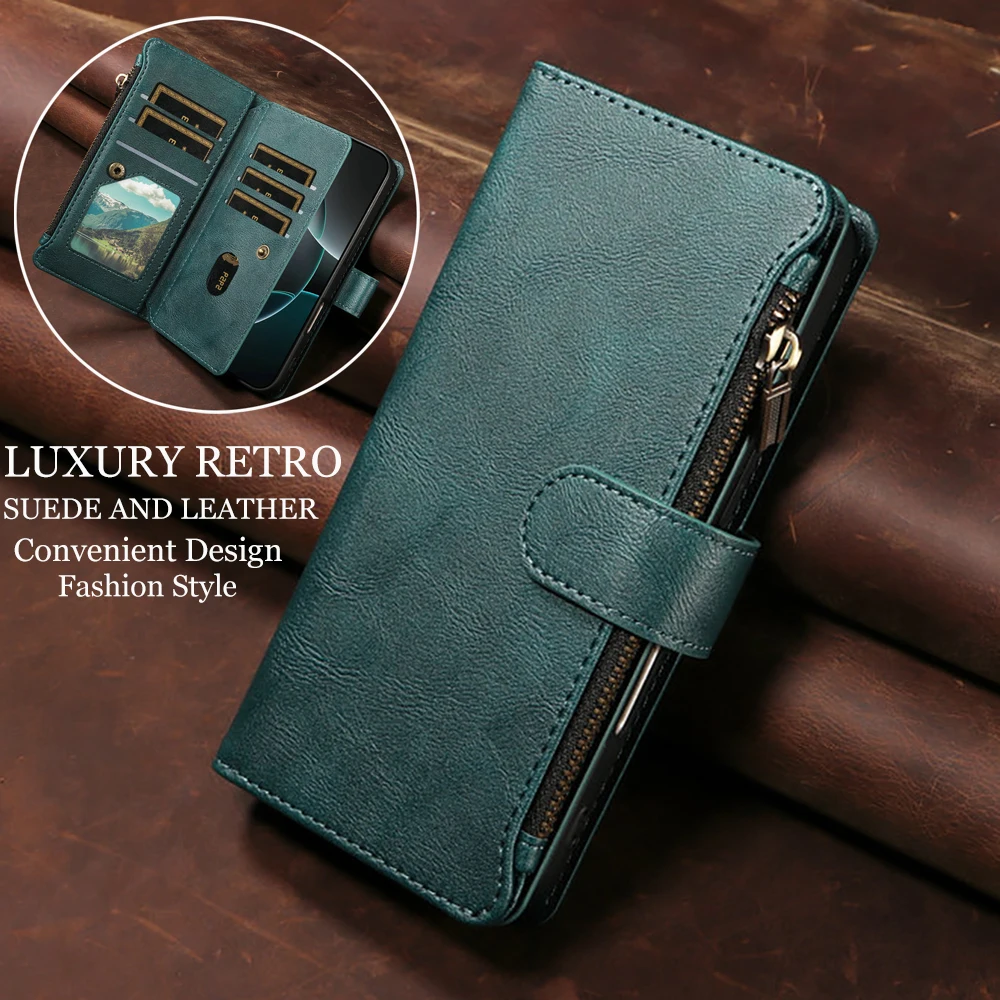 Edge70 60 50 Fusion 5G Luxury Case For Motorola Edge 70 Pro Zipper Leather Wallet Shell Moto Edge 60 Neo 50 Ultra 60s 40 Cover