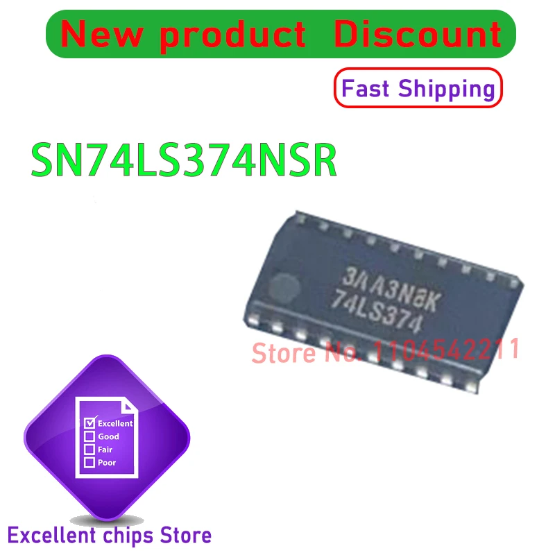 10 PCS/LOT SN74LS374NSR 74LS374 SN74LS374 SOP nouveau Original véritable Ic