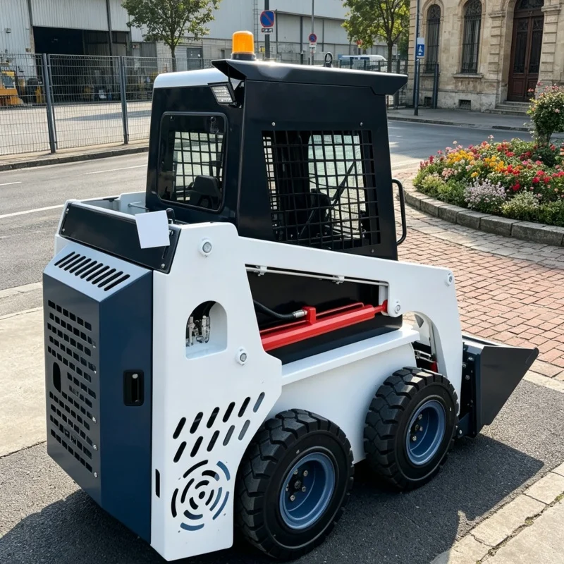 

Customized Orchard Skid Steer Loader, Ride-on Skid Steer Equipment, Loader for Soil Handling in Orchards