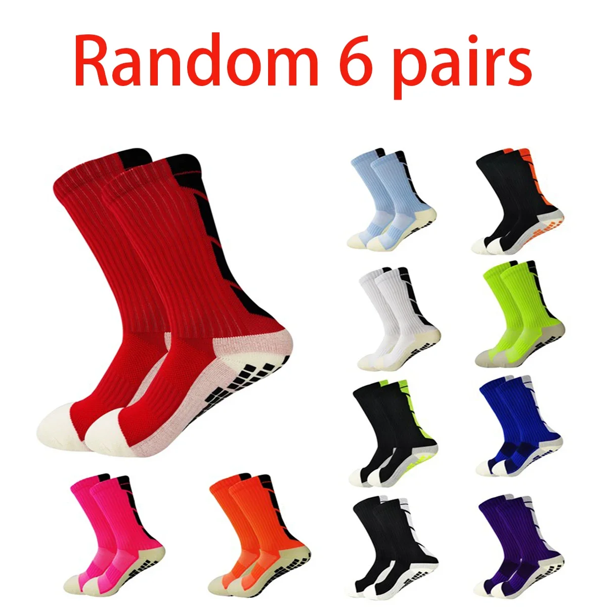 

Six pairs of football and basketball socks are randomly selected