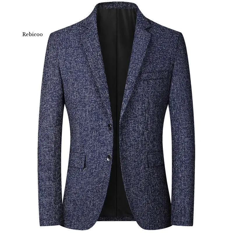 

Brand Blazers Men Jackets Casual Coats Handsome Masculino Business Suits Striped Men's Blazers Tops Wedding Suit Jacket