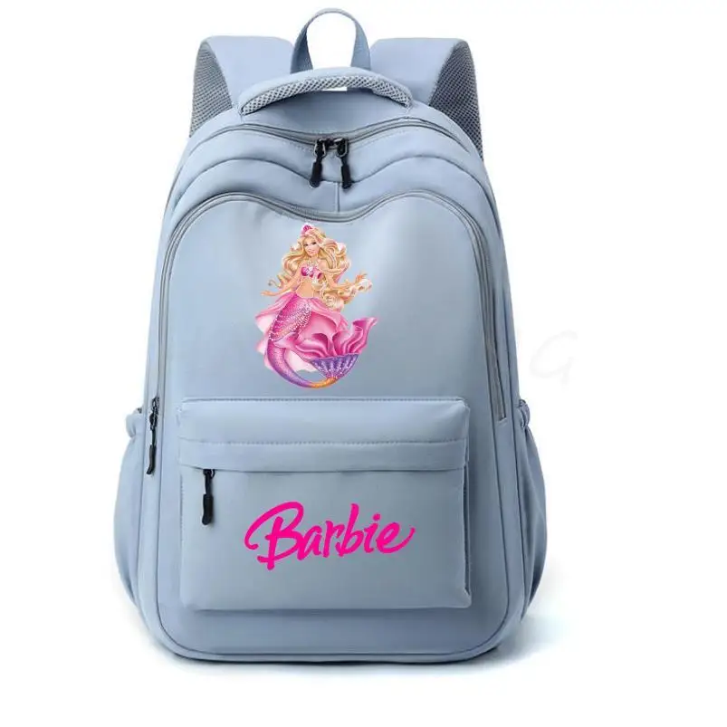 Backpacks Barbie the movie Sweet Girls Boys Students Casual Capacity School Rucksacks Women Men Nylon Shoulder Laptop Mochilas