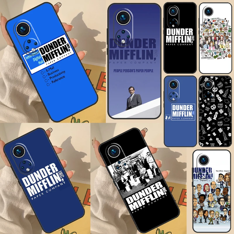 The Office Dunder Mifflin Case For Huawei P30 Lite P40 P50 P20 Pro Nova 5T P Smart 2021 2019 Cover Case For Honor 50