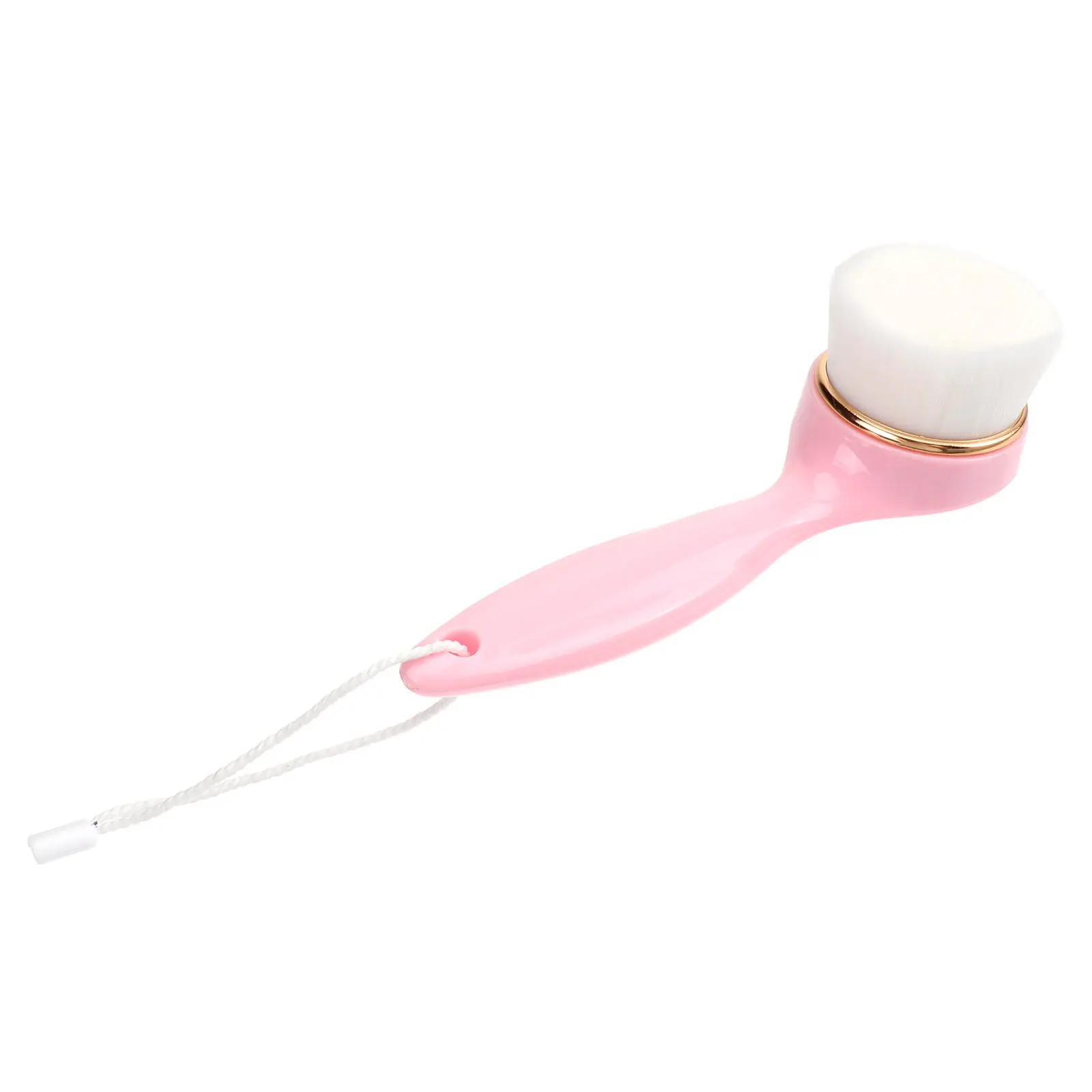 Pink Silicone Facial Brush with Soft Bristles for Deep Cleansing – Gentle Exfoliating Face Massager for All Skin Types