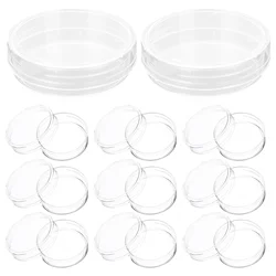 30 Pcs Culture Plate Glass Dishes Mycology Supplies Petri Laboratory Accessories Child Plates Chemistry Cell Chemical Beast