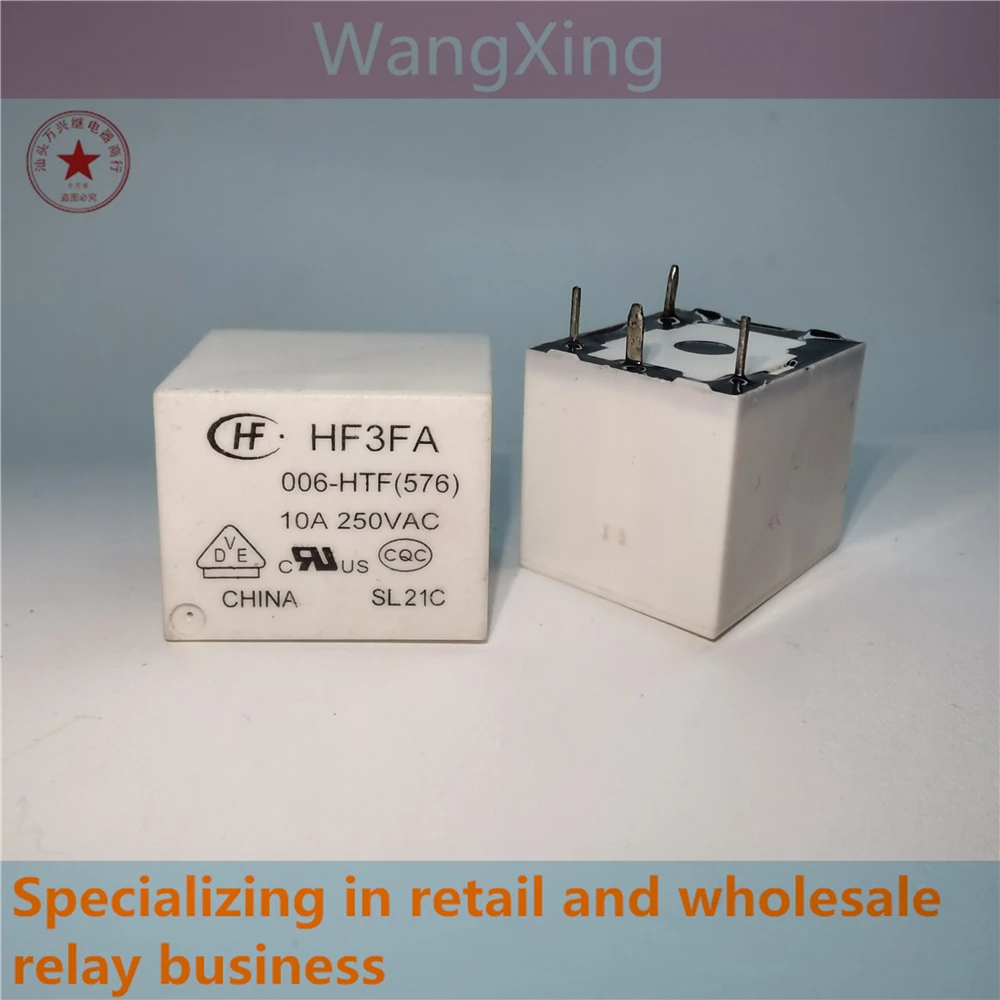 HF3FA 006-HTF(576) HF3FA 005-HTF(576) HF3FA 012-HTF(576) Electromagnetic Power Relay 4 Pins