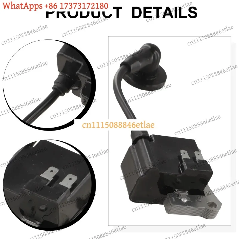 k3 Ignition Coil Module ISO14982 Certified Fits TLE33 CG330 BC330 Peak 28kV Spark Energy 50mJ EMI Suppressed Not OEM Black