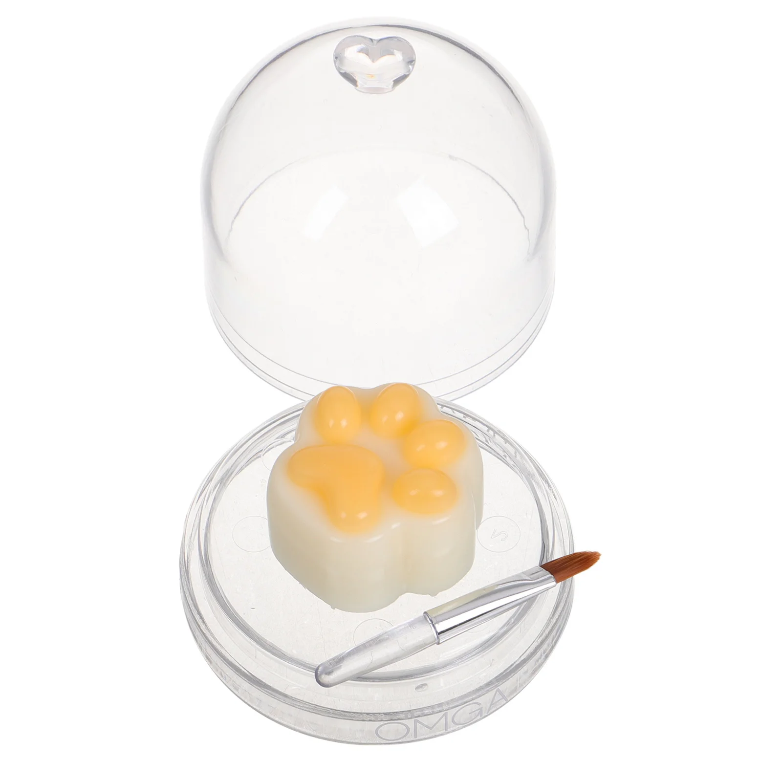 色が変わるリップクリーム 保湿保湿 長持ちする猫の足デザイン 乾燥した唇用 秋冬リップケアジェリー