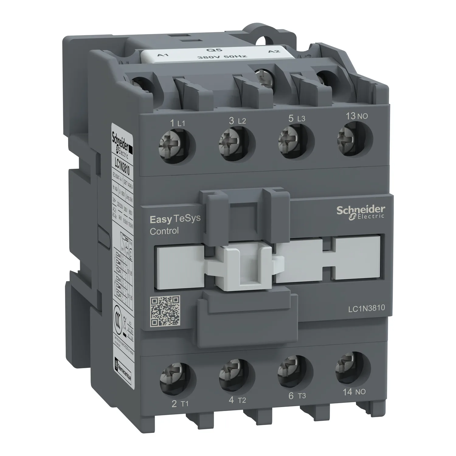 

LC1N3810Q5N LC1-N3810Q5N LC1N AC contactor (AC coil) 3P | 38A | 380VAC