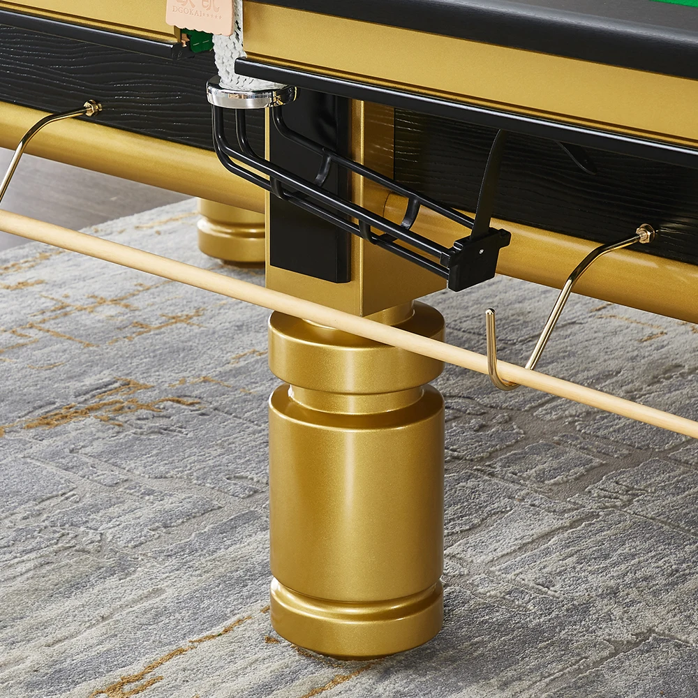Commercial American 8 Ball Steel Bank Billiard case Club Home Standard High Top Pool Table Set Factory