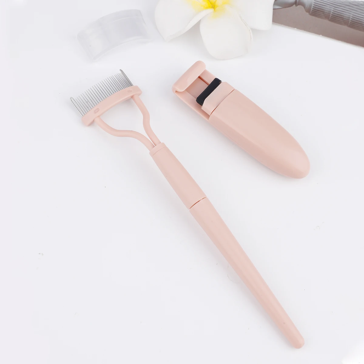 1 Pcs Lash Curler Precision Mini Curler Segmented No Pinching Corner Partial Lashes Portable Travel Makeup Tool Natural False