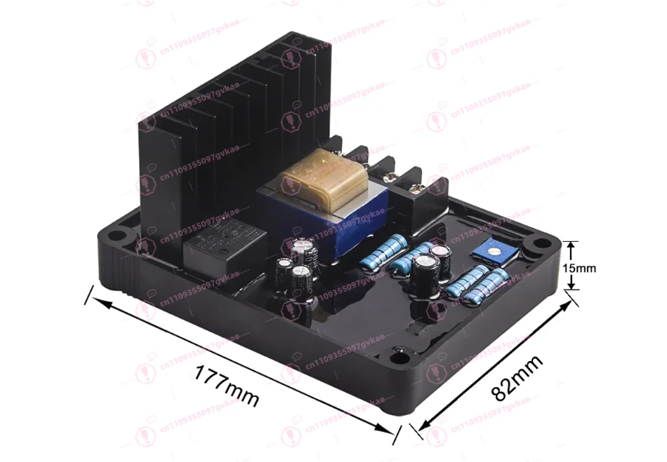 220V GB160 GB170 380V 30KW Generator Stabilizer AVR Automatic Voltage Regulator Brush Diesel Alternator Current Adjustable