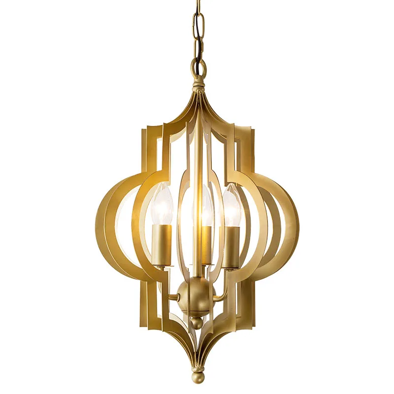 Gold Crystal Chandelier Light  Luxury French Crystal lighting Hanging Light Fixtures Suspension LED Lustres