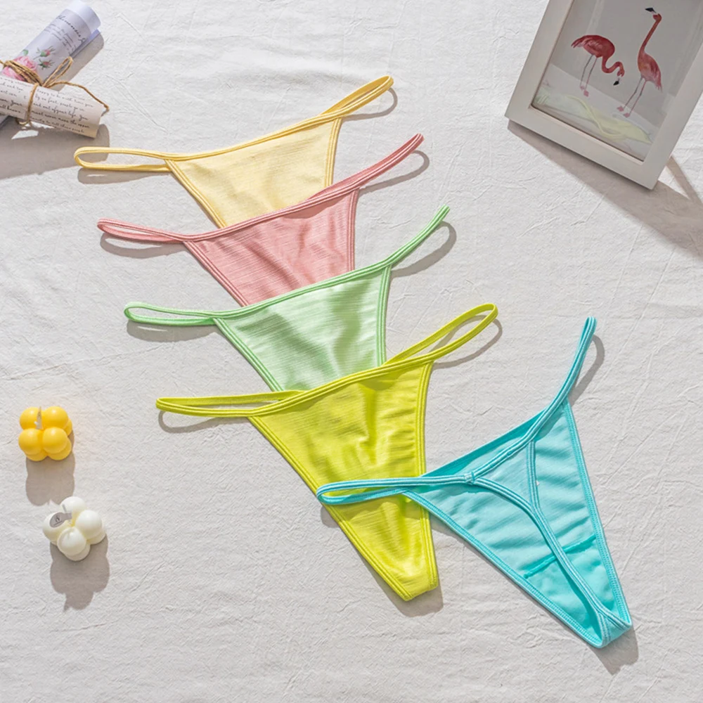 

Fashion Seamless Thong Sexy Women Panties Solid Color Cotton Underwear Sports Women Low Waist Panties Ladies Briefs Lingerie