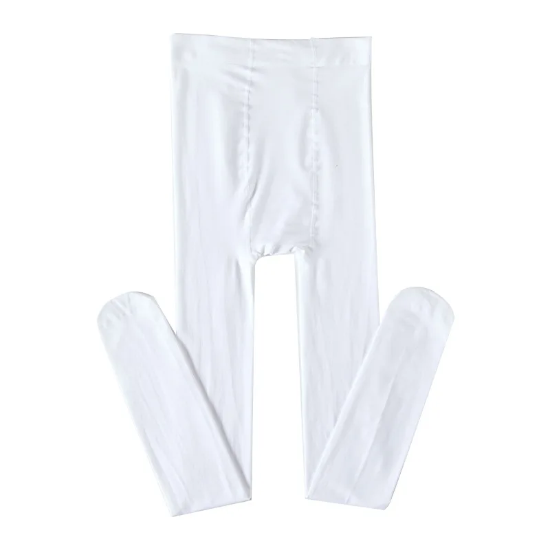 สีขาว Dance Tights สําหรับผู้หญิงยืดบัลเล่ต์ฝึกถุงเท้าบางชุดชั้นใน Pantyhose เต้นรํา Exam ถุงน่องประสิทธิภาพ