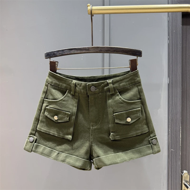 كرة لولبية الرجعية الدنيم بنطال ذو قصة أرجل واسعة للنساء خريف 2025 منتج جديد التخسيس والحار فتاة فضفاضة موضة ألف خط السراويل