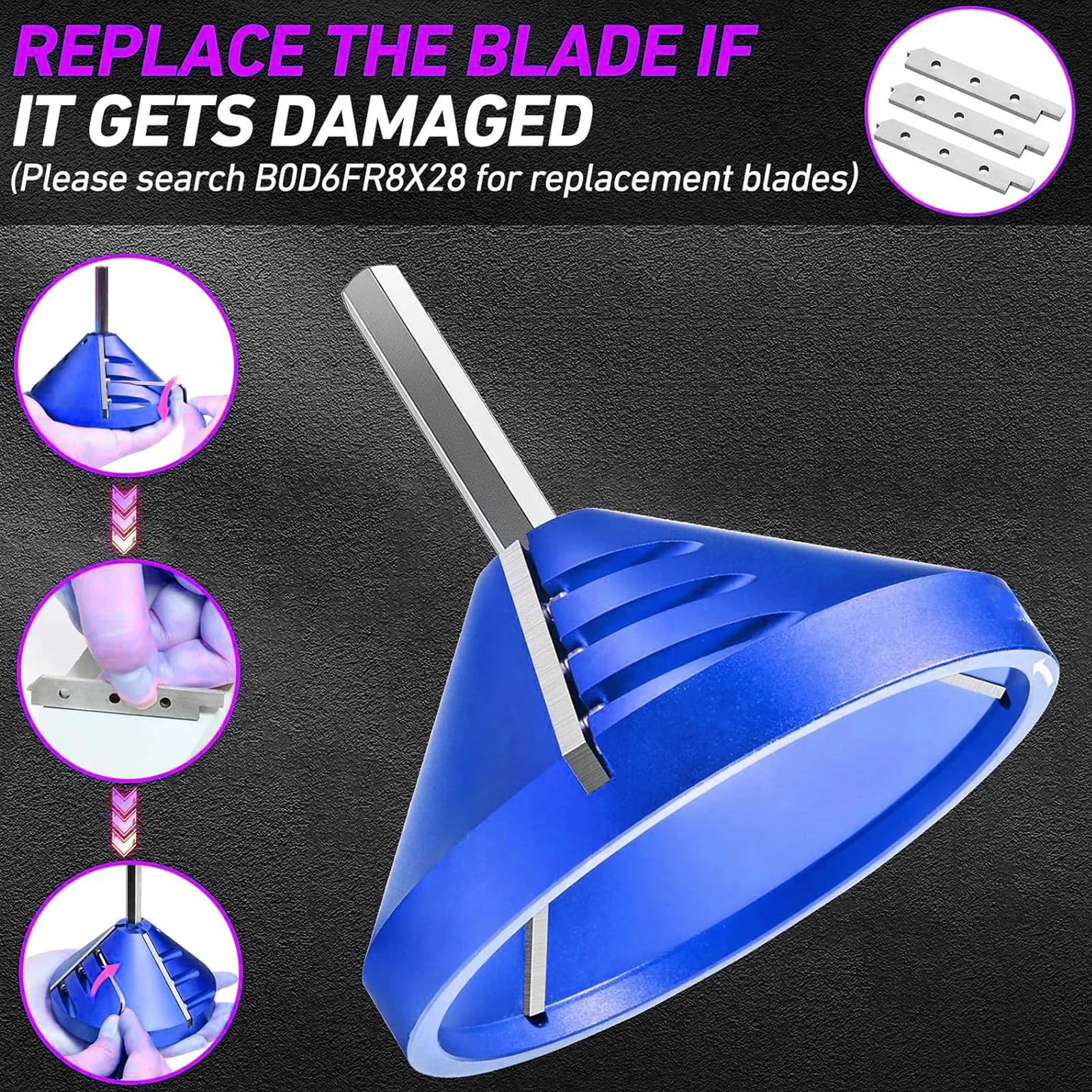 أداة الشطب البلاستيكية أداة إزالة الأزيز الداخلية الخارجية CPVC ABS PP PE الأنابيب الشطب مخرطة السباكة لـ OD 0.92in-3.89in ID 0.75in-3.5in