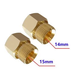 Pressure Washer Coupler M22 15mm Female Thread to M22 14mm Male Quick Fitting For Washer Gun Connection Hose Nozzle Car Wash