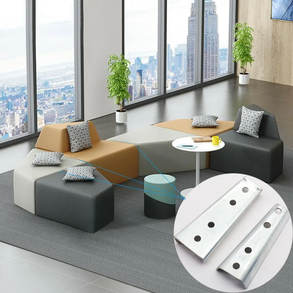 Sofa Connector Hinge Galvanized Furniture Hardware Fitting Sofa Conical Bracket for Living Room Decor
