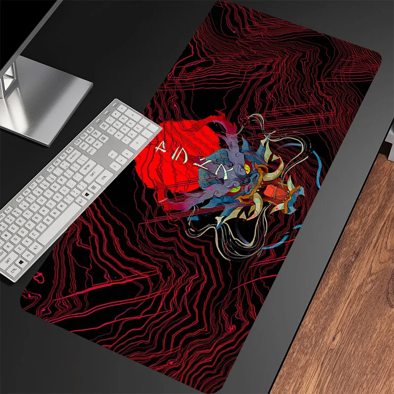 Sea Wave Mouse Pad Large G-Gyarados Keyboard Pads Anime Large Gaming Mousepad Custom Dragon Computer Table Mat Pc Office Carpet