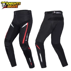 Reflective Motorcycle Pants Men Wear-Resistant Motocross Pants Anti-Fall Motorcycle Protection Equipment Waterproof Biker Pants