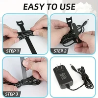 Lot de 50 organiseurs de câbles, gestion de câbles, enrouleurs de câbles, protecteurs de ruban adhésif pour attaches de câbles, accessoires de téléphone, organisateur de câbles 4