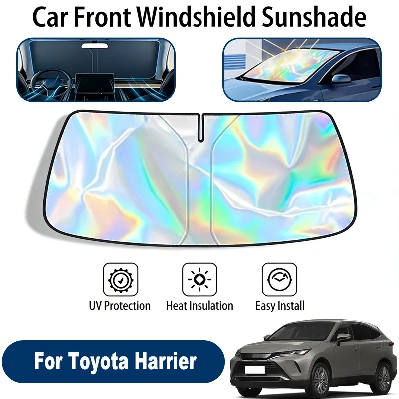 

Car Windshield Sun Shade UV Reflective Sun Visor Protection Cover For Toyota Harrier XU60 XU80 2013-2026