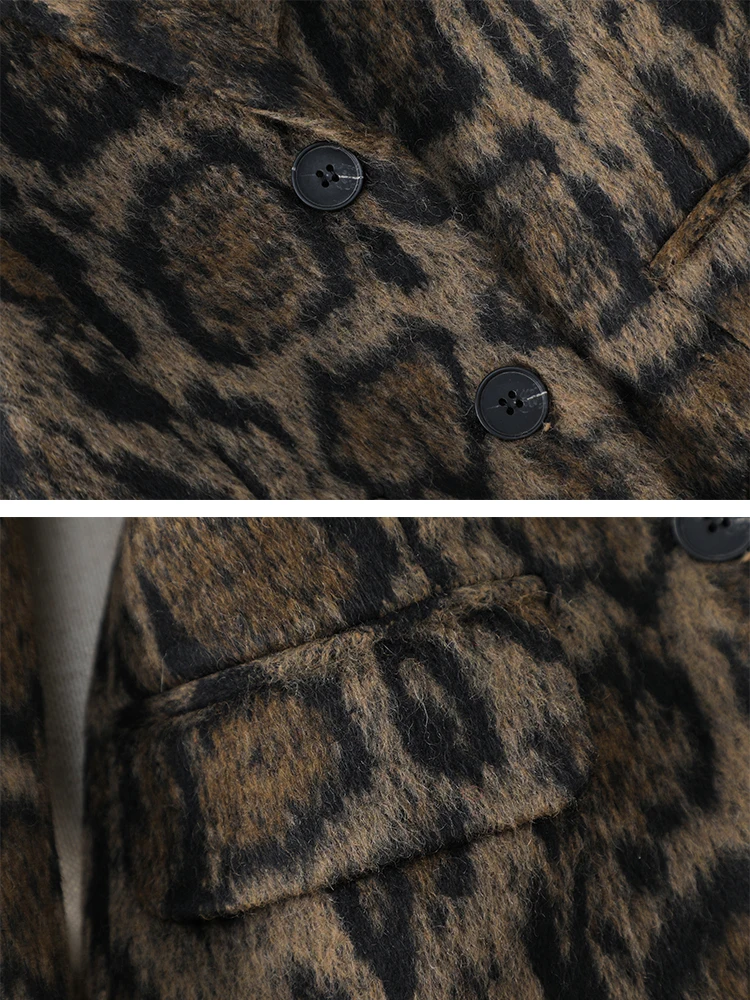 Fashion Coffee Green Casual Ladies Blazer Women Long Sleeve Single Button Slim Female Autumn Winter Jacket JJ1059 - Image 5