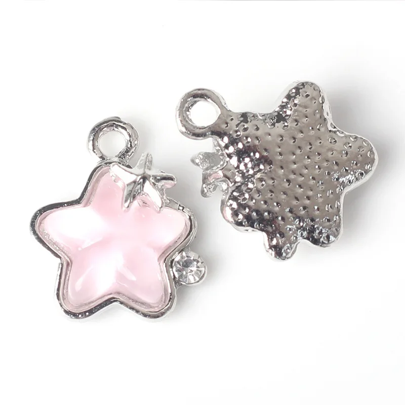 1 st Stof Plug Accessoire Decoratie Leuke Diamant Ster Telefoon Stof Plug Hanger Geschikt voor IPhone Type-C Interface SJFCS01