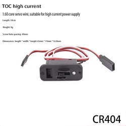 1 PC Heavy Duty RC Switch With LED Display JR RC On Off Connectors Accessory For Receiver RC Accessories New