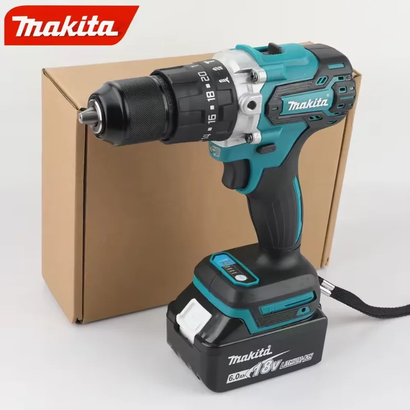 

Makita Original DDF487 Cordless Driver Drill Brushless Electric Impact Screwdriver 18V Rechargeable Power Tool