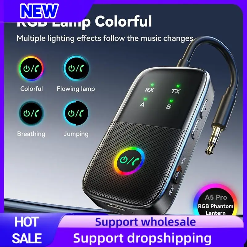 Suitable Bluetooth Transmitter Receiver Wireless Bluetooth Adapter Airplane Bluetooth Adapter Low Latency And HD For Car Home St